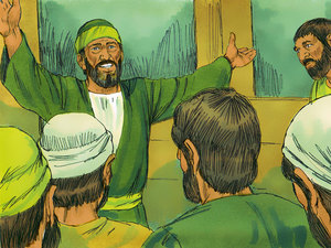 Paul shouted out above the noise of the raging storm