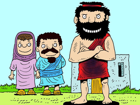 Samson grew strong and muscular