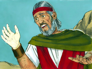 When Moses took his hand back out of his shirt he was startled again to see that his hand was diseased and had turned white