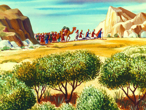 It was time to proceed with their journey to the Promised Land again