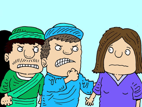 The men began to harass Samson\'s new wife