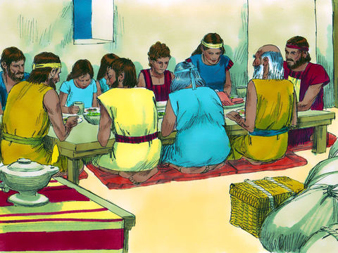 hey had to eat bitter herbs together with the Passover lamb and the unleavened bread