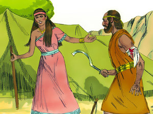 General Barak arrived still searching for Sisera