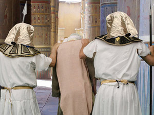 The brothers agreed that Simeon
would be left in prison and the rest of them would go home with the food