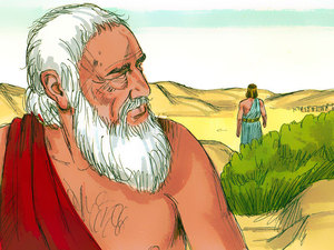 The Lord went on his way and Abraham returned home