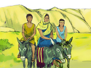 Then Moses took his wife Zipporah and his sons and started his journey to Egypt