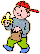 boy with a lunch