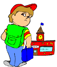 boy with backpack