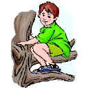 Boy in tree