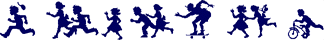 Children running