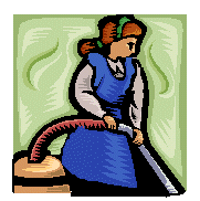 Girl Cleaning