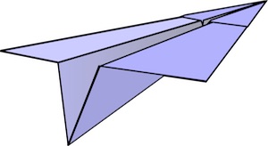paper airplane
