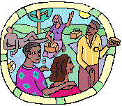 people at a picnic