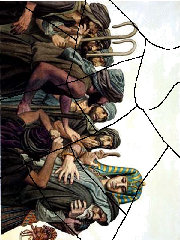 Joseph and Jacob Embrace Jigsaw Puzzle for Joseph Bible story