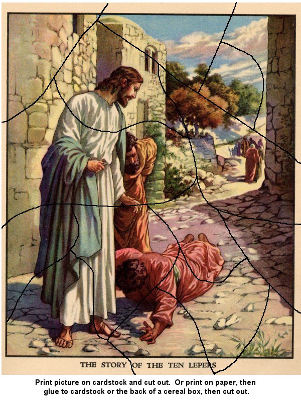 Ten Lepers Jigsaw Puzzle