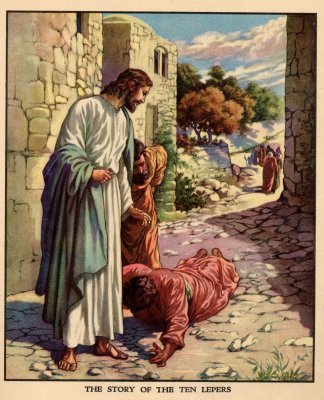 Thankful Leper Story Card